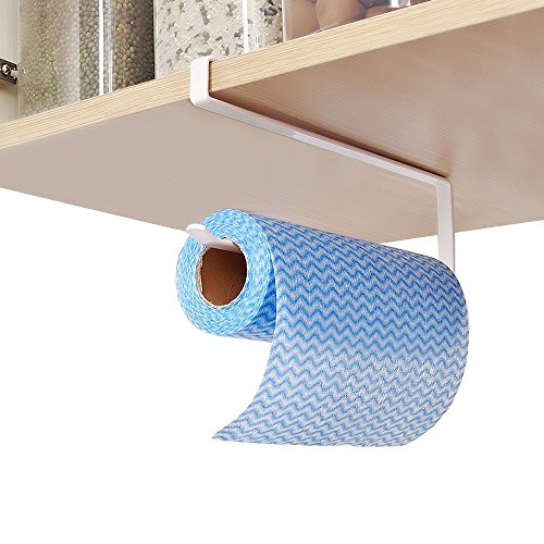 Hysagtek Kitchen Roll Holder Under Cabinet Shelf Toilet Paper Dispenser