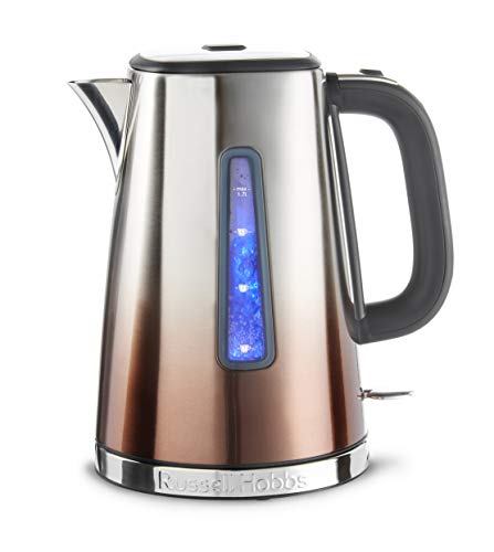 Russell Hobbs 25113 Eclipse Polished Stainless Steel and Copper Sunset Ombre Electric Kettle, 3000 W, 1.7 Litre
