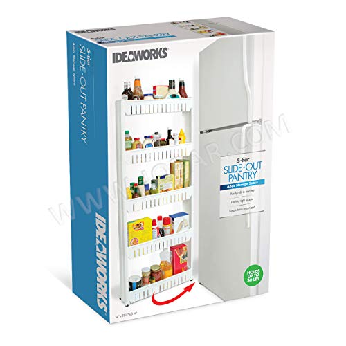 Jobar 5 Tier Slim Slide Out Pantry Storage & Space Saving
